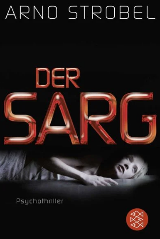 Buchcover und Illustration zur Rezension DER SARG