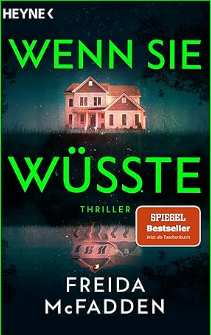 Buchcover und Illustration zur Rezension WENN SIE WÜSSTE