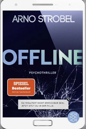 Buchcover und Illustration zur Rezension OFFLINE