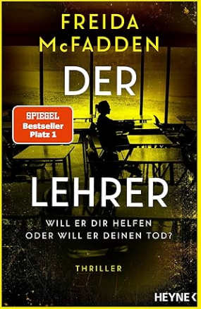 Buchcover und Illustration zur Rezension DER LEHRER