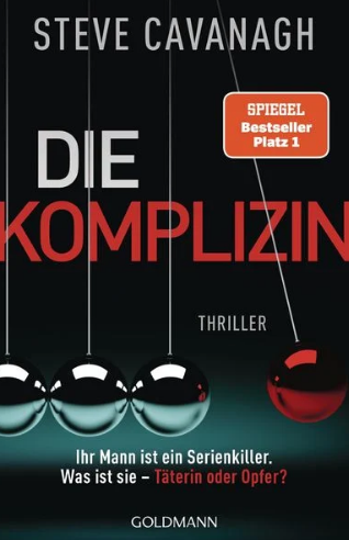 Buchcover und Illustration zur Rezension DIE KOMPLIZIN