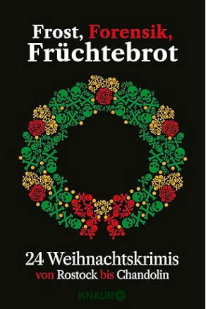 Buchcover und Illustration zur Rezension Rezension: Frost, Forensik, Früchtebrot -Adventkalender
